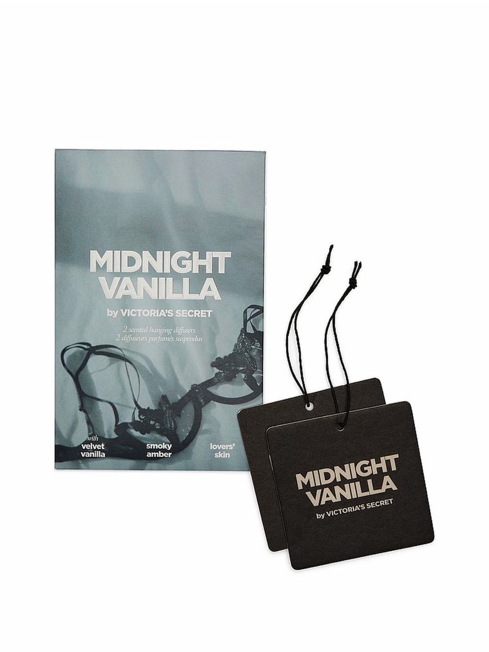 2 VICTORIA'S SECRET
Midnight Vanilla Pre-Scented Air Freshener (2 in each)
